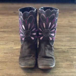 Stride Rite zip up little girl boots